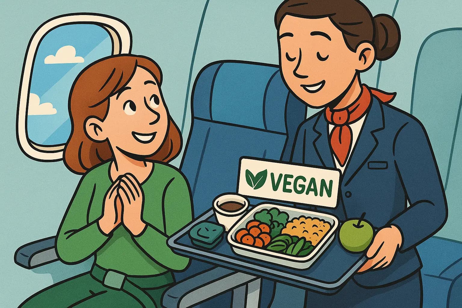 Explore airlines with vegan meal options and how to order them