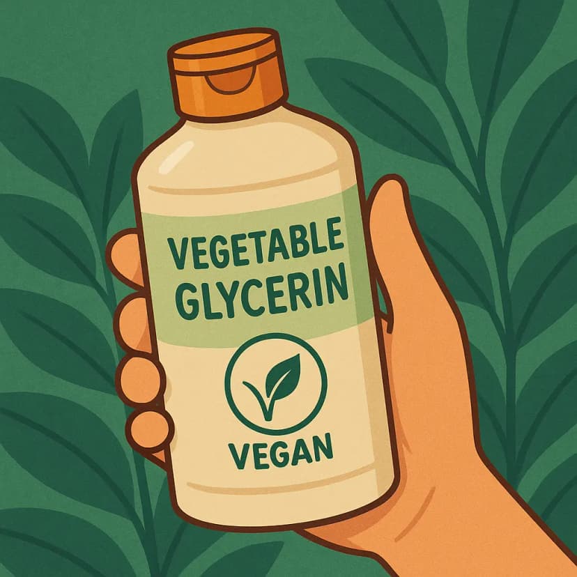 Identifying vegan glycerin on product labels