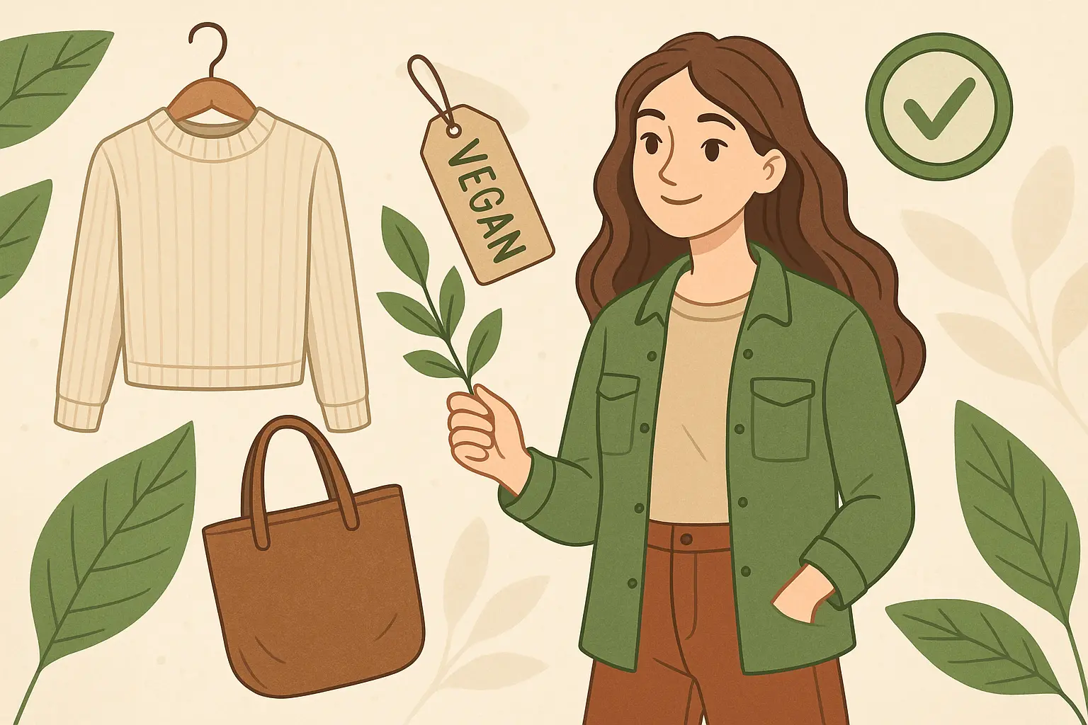 Divers matériaux et marques de mode végane éco-responsable