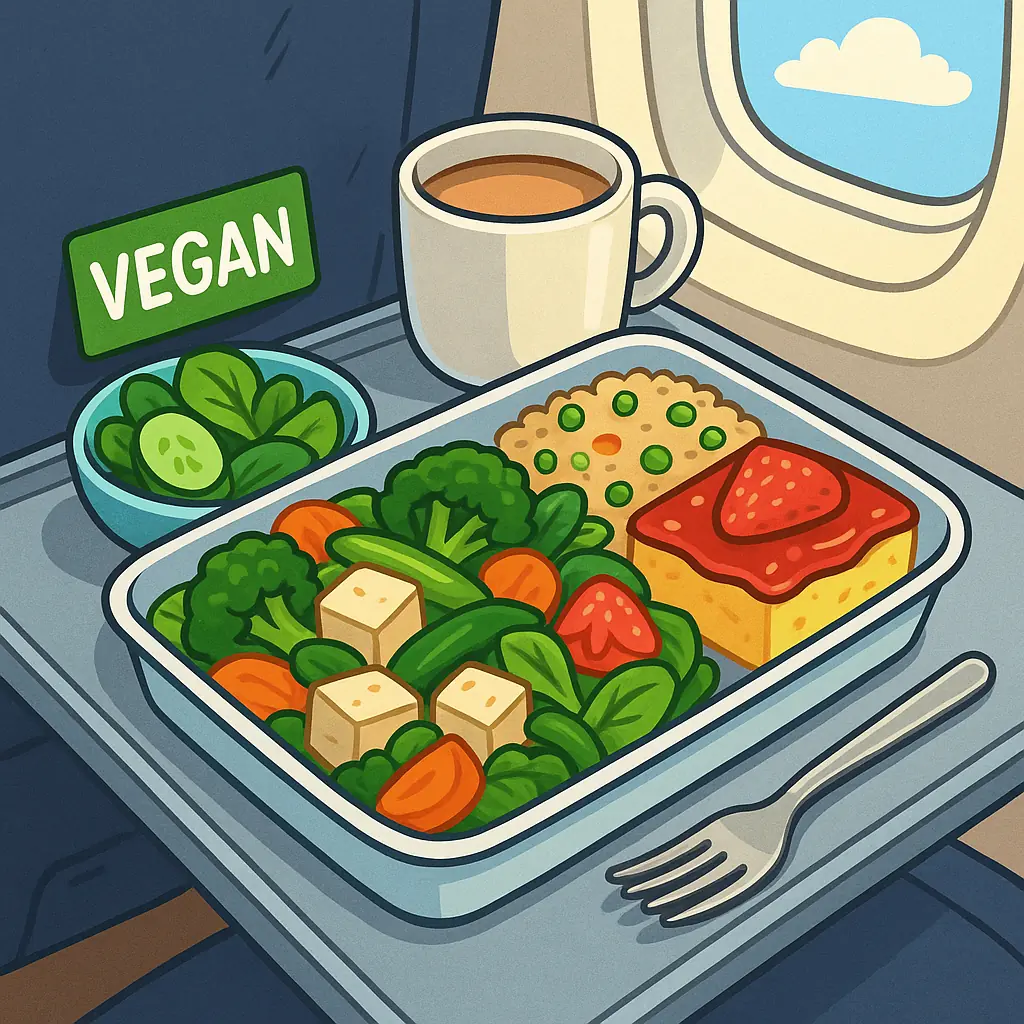 航空公司提供的美味素食餐选项