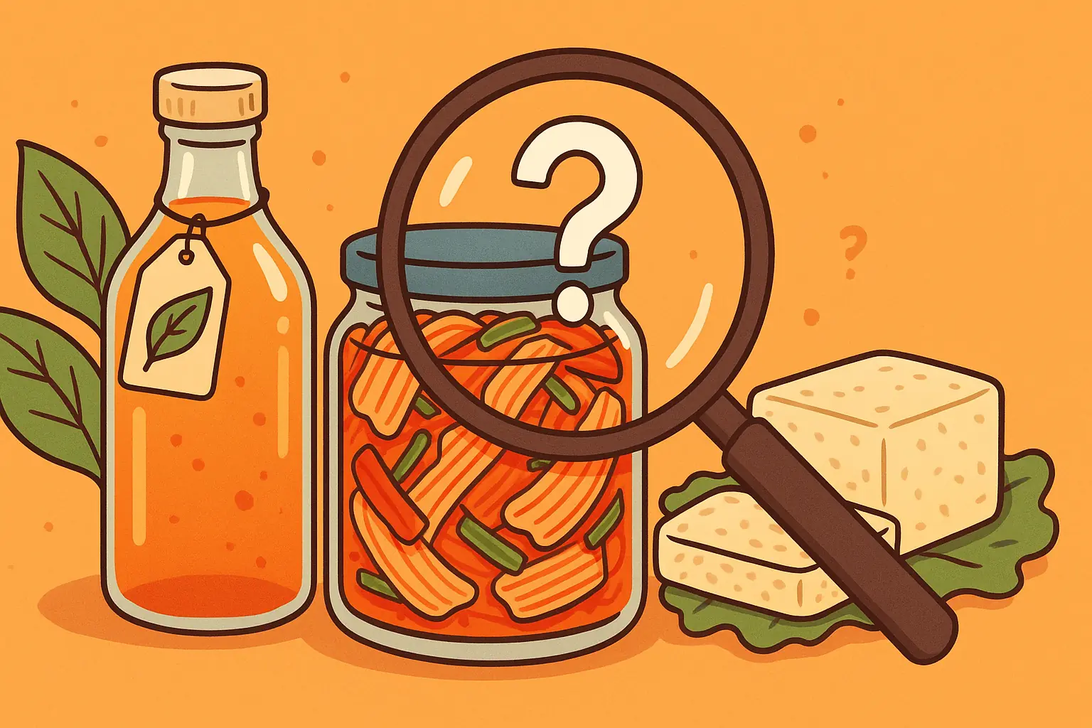 Exploring vegan status of fermented foods like kombucha and kimchi