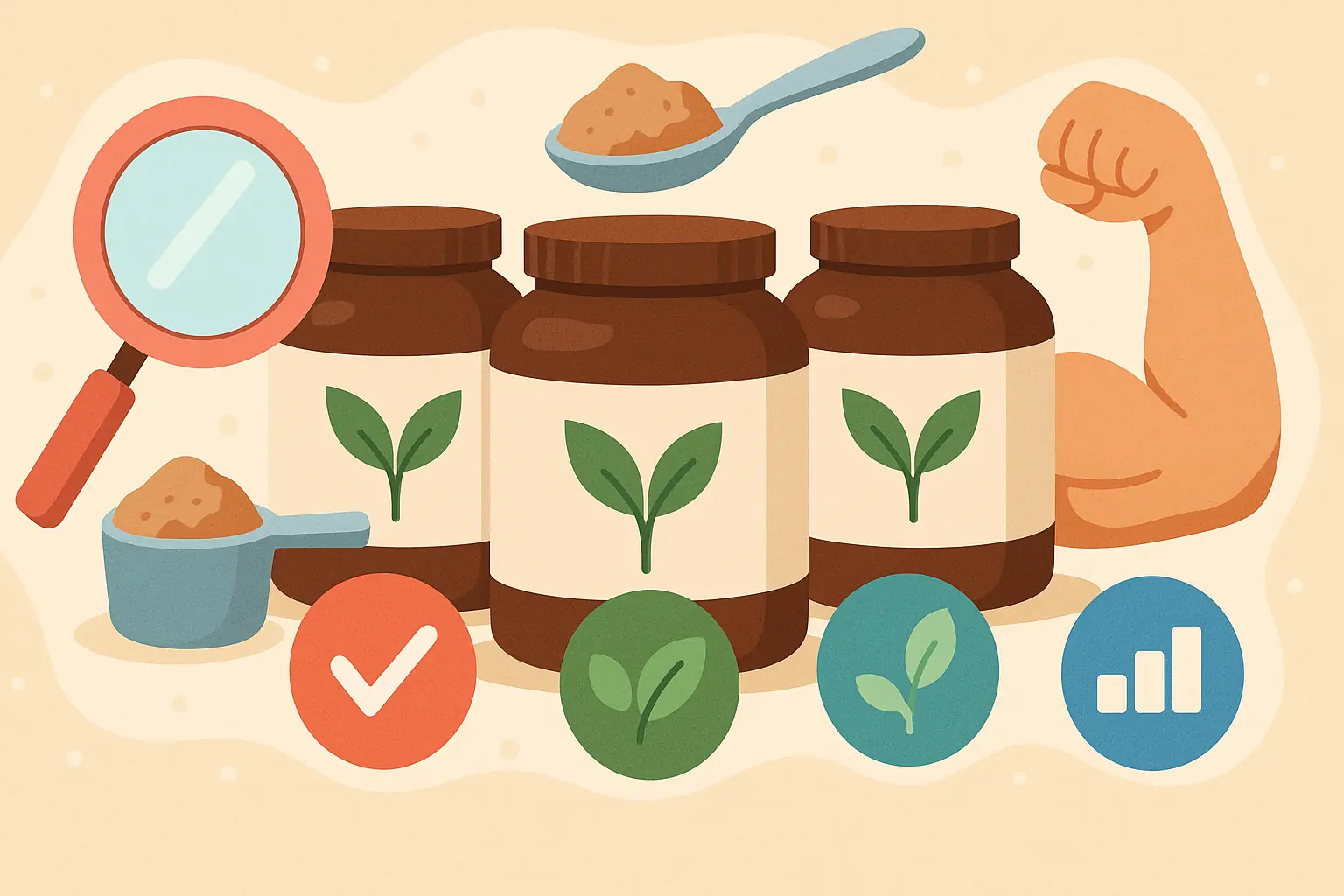 Vegan protein powders variety for taste and performance comparison