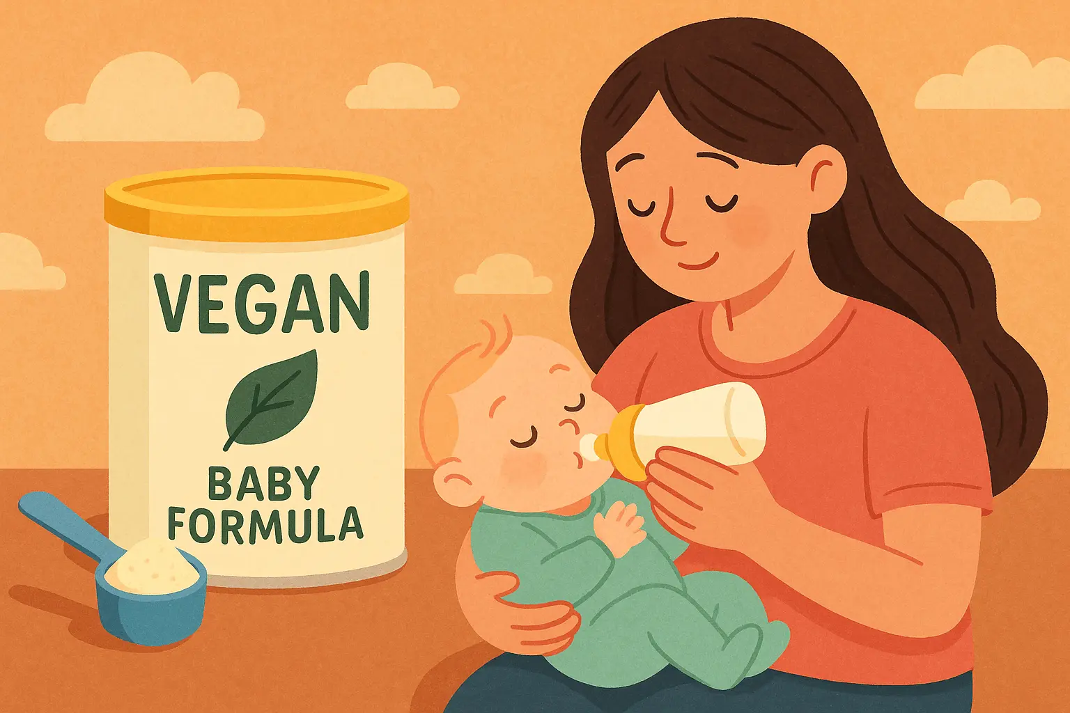ビーガンベビーフォーミュラの選択肢とその安全性