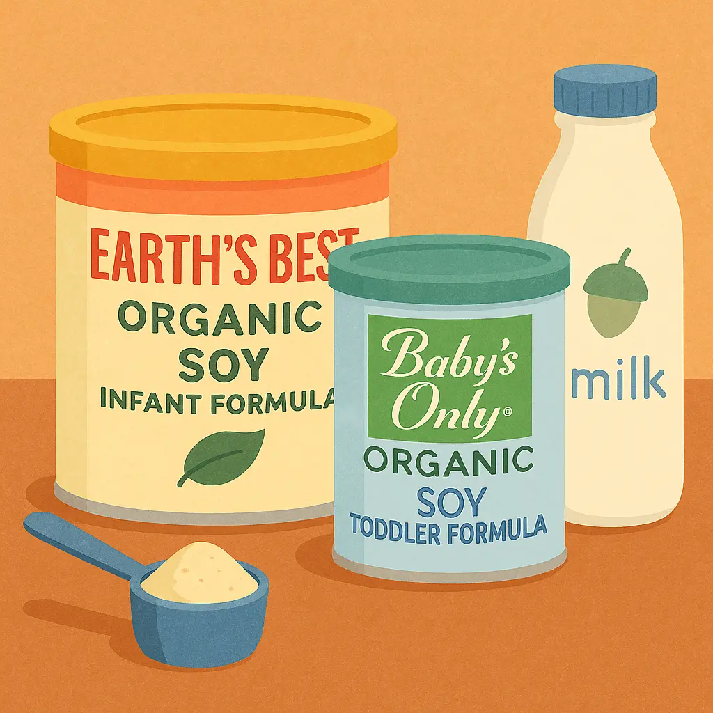 おすすめのビーガンベビーフォーミュラブランドのセレクション
