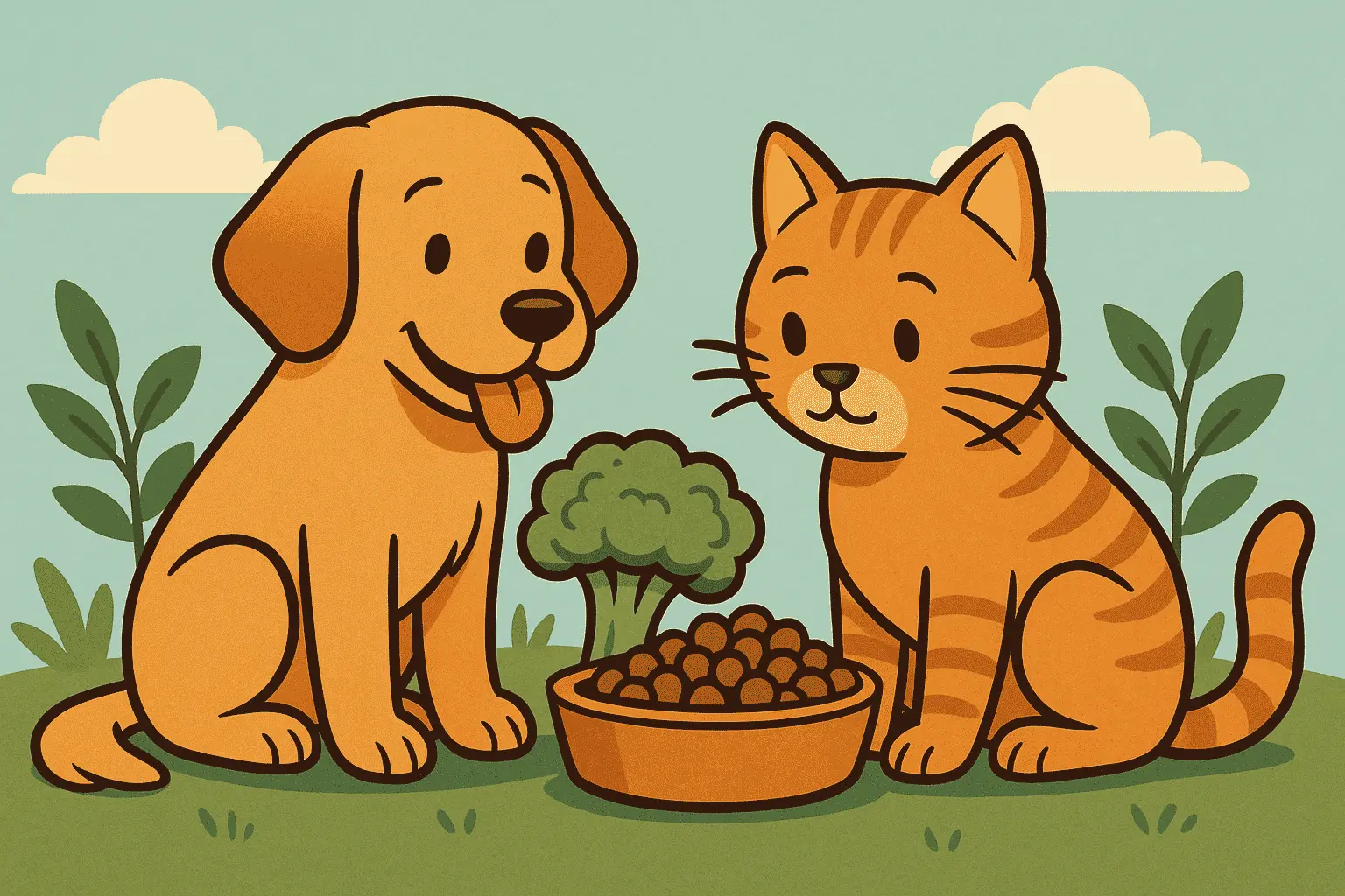 Veganistische huisdiervoeding opties voor honden en katten